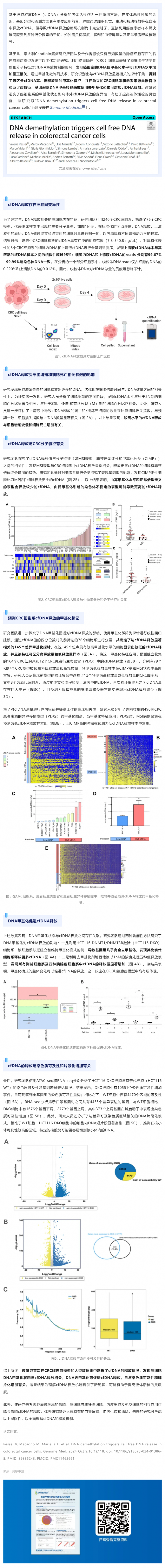 11-07 Genome Med _ 首次揭示 DNA 去甲基化可促進結(jié)直腸癌細胞釋放 cfDNA，或可提高液體活檢的